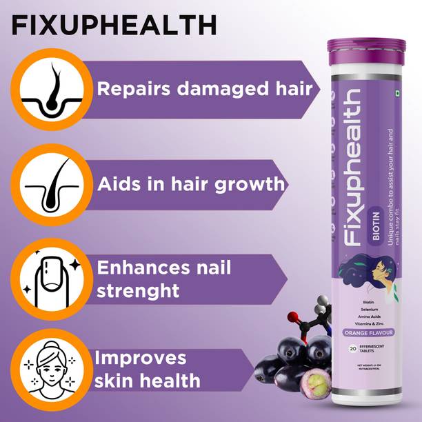 FIXUPHEALTH Biotin Selenium Amino acids Vitamin and Zinc