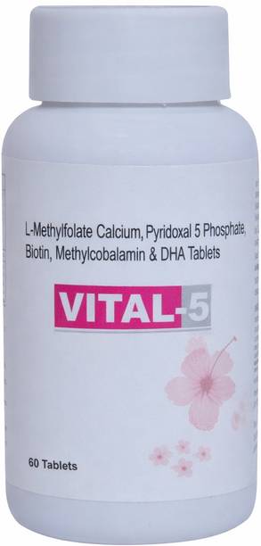 Virgo Healthcare Vital-5 Pregnancy Vitamins Tablets with DHA & Biotin Tablet