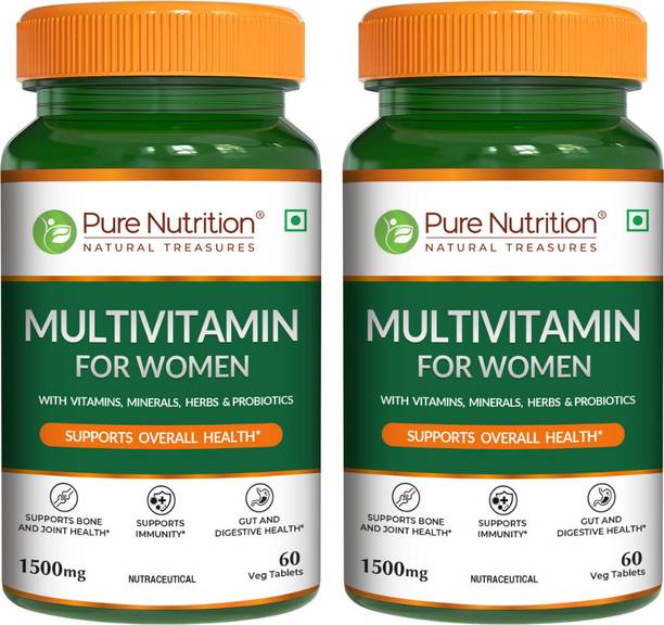 Pure Nutrition Multivitamin for Women with Shatavari for Immunity & Enhanced Energy Level