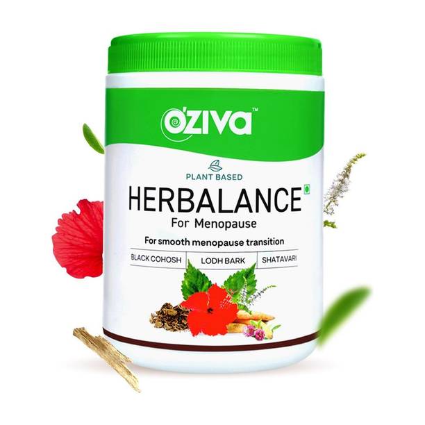 OZiva Plant based HerBalance Menopause With Licorice for Smooth Menopause Transition