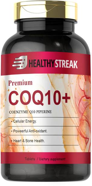 Healthy Streak 120mg Coenzyme Q10 Tablets with Piperine (S51)