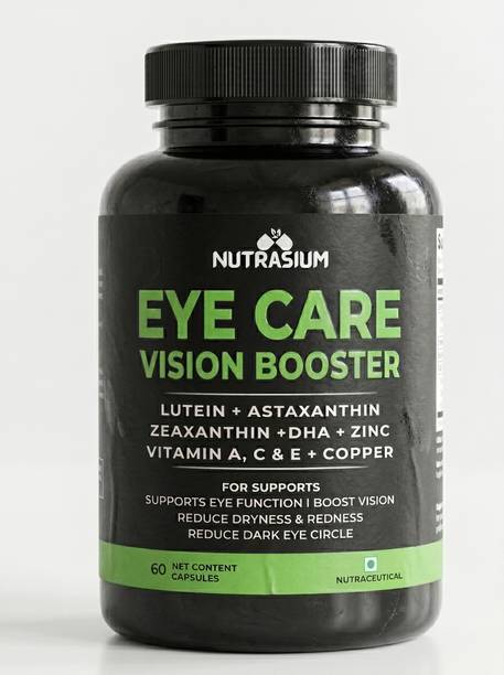 NUTRASIUM Eye Care & Vision Booster, Lutein, Astaxanthin, Zeaxanthin | Support Eye Health