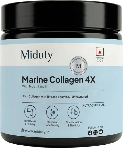 Miduty Marine Collagen 4X-Hydrolysed Collagen Peptides-Skin Elasticity-Joint Health