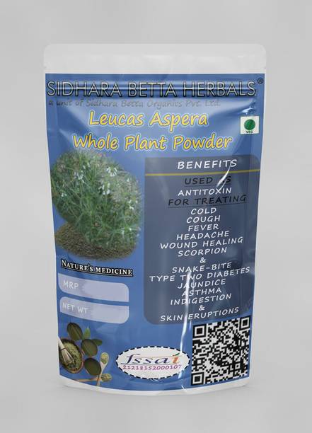 SIDHARA BETTA HERBALS Leucas Aspera Whole Plant Powder |Dronapushpi Whole Plant Powder | Thumbe Powder