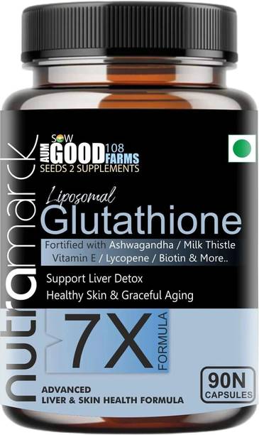 NUTRAMARCK Liposomal Glutathione 7X Capsules | Advanced Skin Brightening & Detox Formula