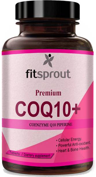 Fitsprout 120mg Coenzyme Q10 Tablets with Piperine (S145)