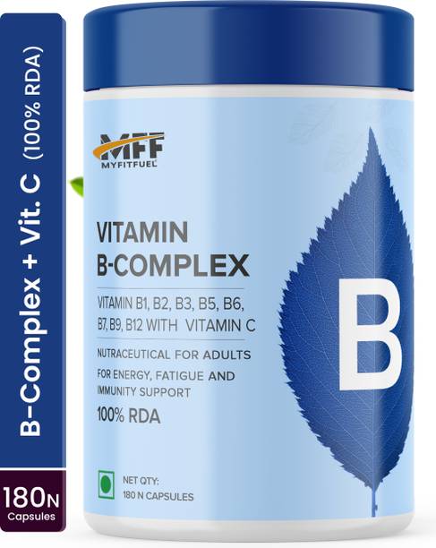 MyFitFuel B-Complex with Vitamin C, 180 Capsules