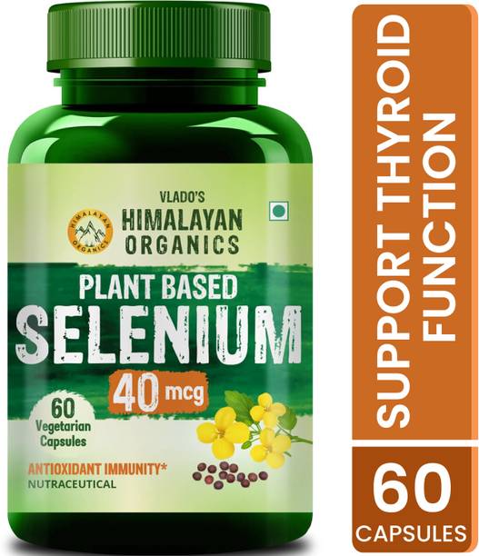 Vlado's Himalayan Organics Plant Based Selenium 40mcg | Good For immune Support | Promote Heart Health