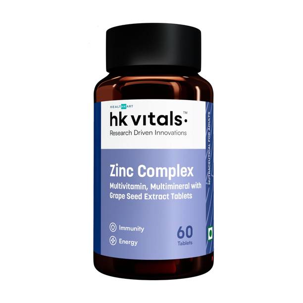 hk vitals Zinc Supplements | With Vitamin C, Multivitamin and Multimineral