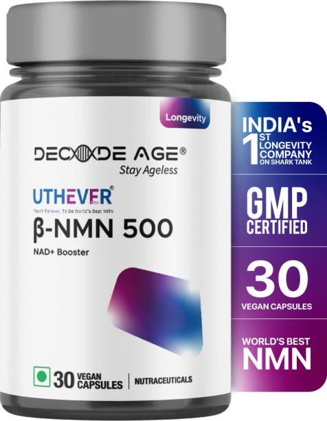 Decode Age NMN UTHEVER 500 Trusted, stabilized Pharmaceutical Grade NMN to Boost NAD+