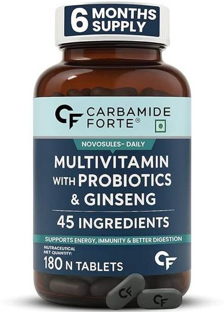 CARBAMIDE FORTE Multivitamin for Men & Women with Probiotics | Multivitamin Tablets