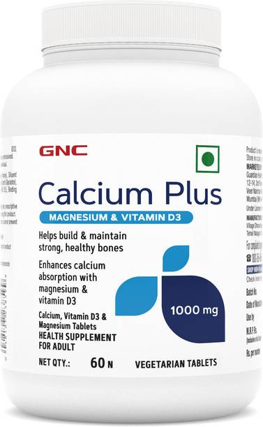 GNC Calcium Plus With Magnesium & Vitamin D3