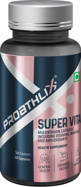 Proathlix Super-Vita Multivitamin (Vitamins, Minerals & Anti-Oxidants