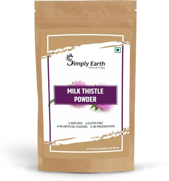 Simply earth Milk Thistle Seeds Powder for Boosting Liver Health & Lowering Cholesterol-200GM