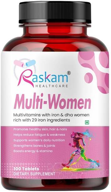 Raskam Multi women - 100 tablets-No.1 multivitamin for women
