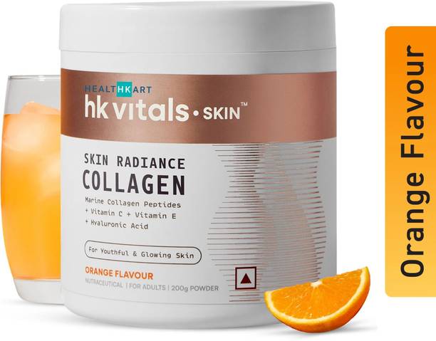 HEALTHKART hk vitals Skin Collagen Supplement with Biotin, Orange