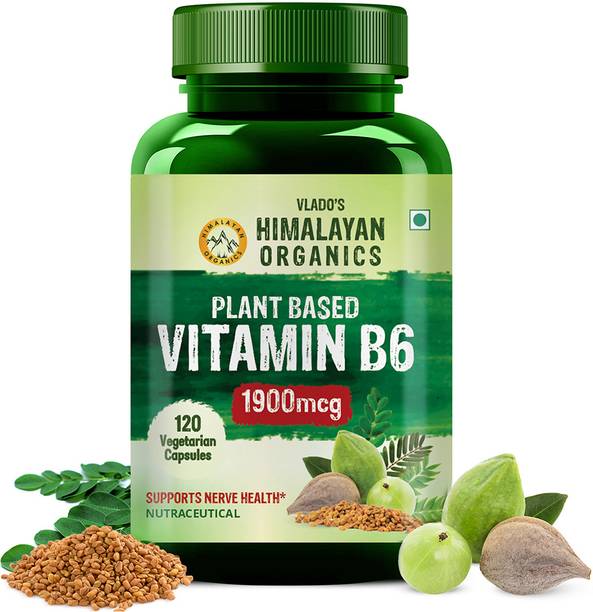 Vlado's Himalayan Organics Plant-Based Vitamin B6 | Supports Immunity, Brain Health