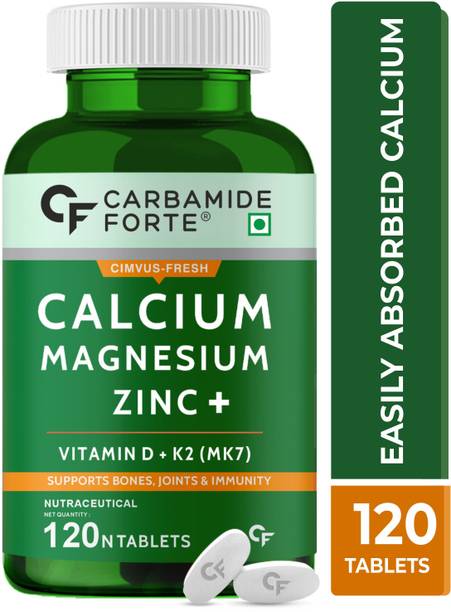 CARBAMIDE FORTE Calcium Tablets Women & Men with Calcium Magnesium Zinc 1042mg Tablets