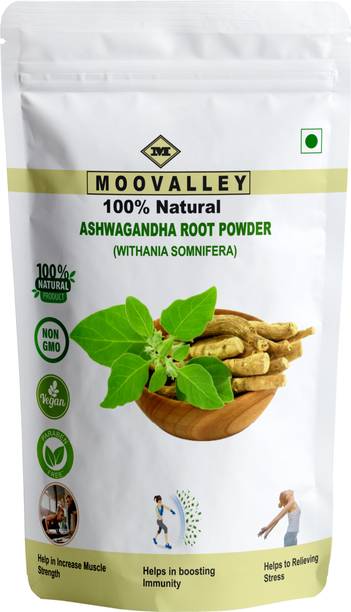 Moovalley Ashwagandha Root Powder Supports Anxiety & Stress