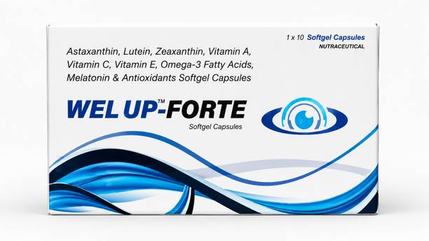 NOVOREM WELUP-FORTE Eye Health Softgel with Lutein, Zeaxanthin, Vision Support
