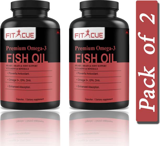 Fitcue Fish Oil (Triple Strength) With 1000Mg Omega 3 (S195)