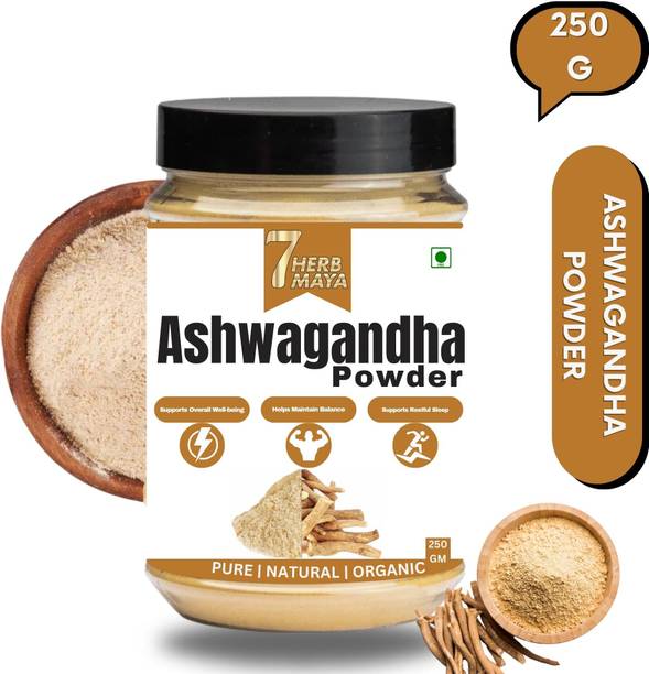 7Herbmaya Ashwagandha Powder For Performance Revitalise Body & Mind