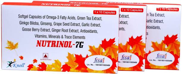 Knoll Nutrinol 7G Multivitamin 3 Vitamin D3 K2 for hair Joint Health