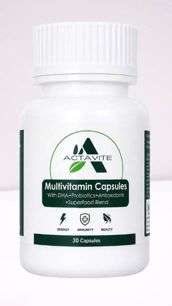 Actavite Multivitamin Capsules Daily Health Nutrition Supplement