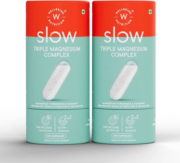 Wellbeing Nutrition Triple Magnesium Complex 1000mg, Supplement for Stress Relief, Muscle Recovery