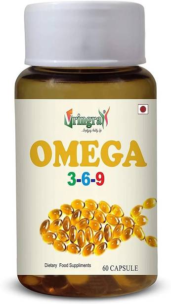 Vringra Omega 3 Capsules-Omega 3 Fish Oil-Fish Oil Capsules-Omega 3 Fatty Acid