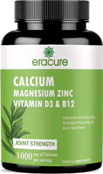 EraCure Calcium, Magnesium, Zinc, D3 & B12 Tablets (G48)