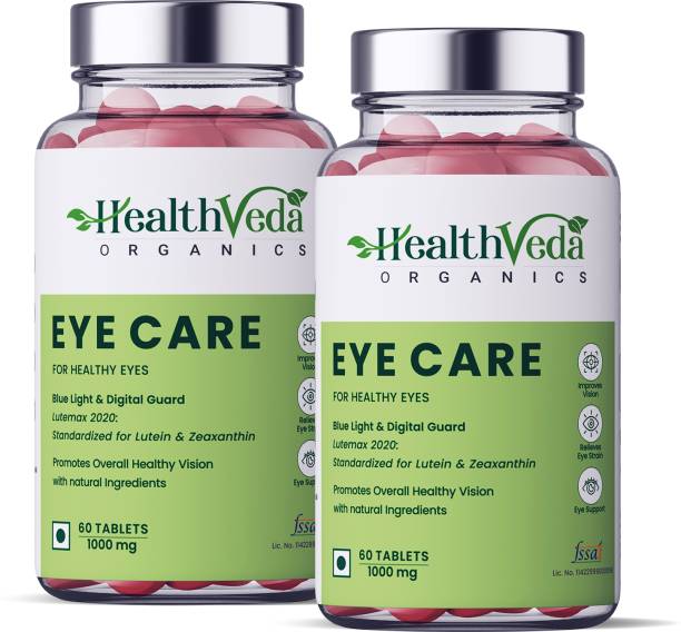 Health Veda Organics Plant Based Eye Care Supplements For Healthy Vision Lutemax 2020