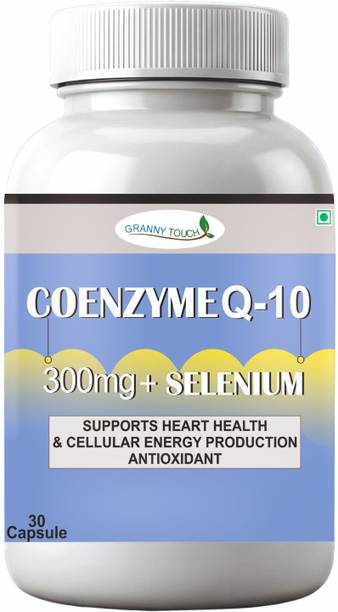 GRANNYTOUCH Coenzyme Q10 with Selenium Capsules | 300 mg | 60 Capsules