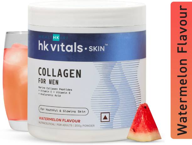 HEALTHKART hk vitals Marine Collagen for Men Supplement with Biotin, Watermelon