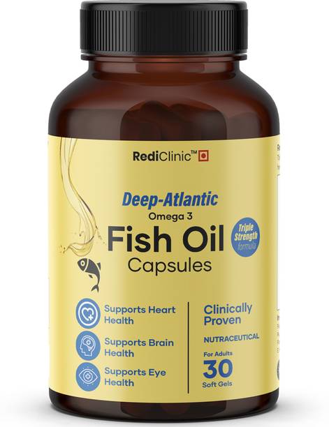 RediClinic Fish Oil Capsules Triple Strength 2500mg EPA- 892mg,DHA-594mg