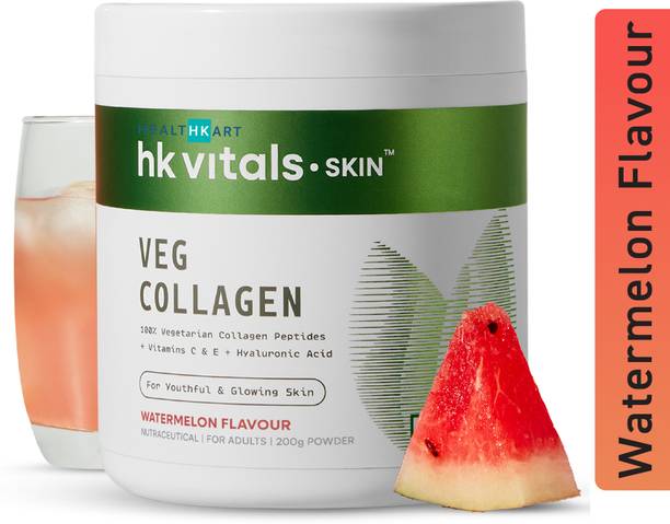HEALTHKART hk vitals Skin Radiance Veg Collagen Powder, Vegetarian Supplement, Watermelon