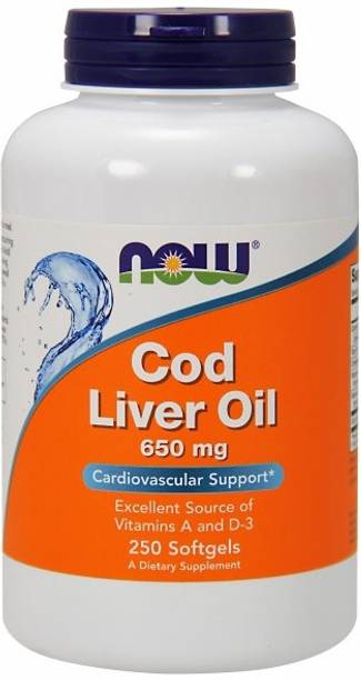 Now Foods Cod Liver Oil, 650 mg