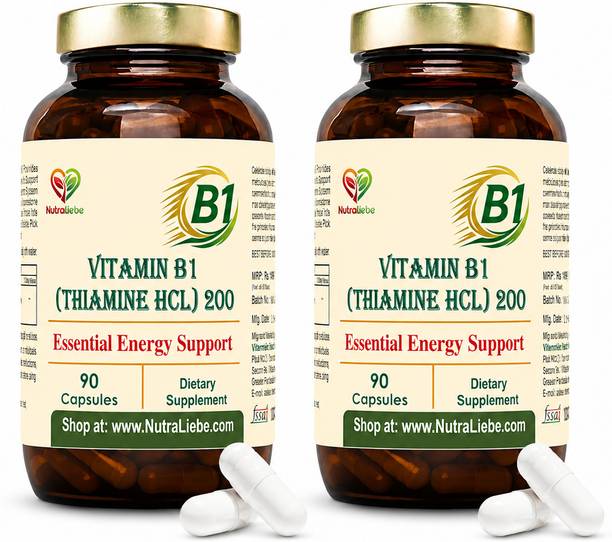 Nutraliebe Vitamin B1 (Thiamine HCl) – High-Potency Energy & Nervous System Support