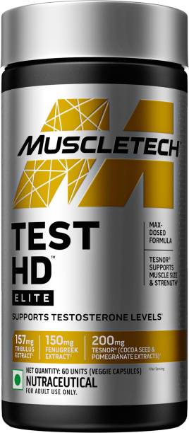 Muscletech Test HD Elite Max-Strength Support & Test Booster for Men