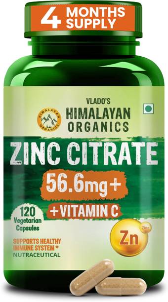 Vlado's Himalayan Organics Zinc Citrate | Support Healthy Immune Function | Improve Iron Absorption