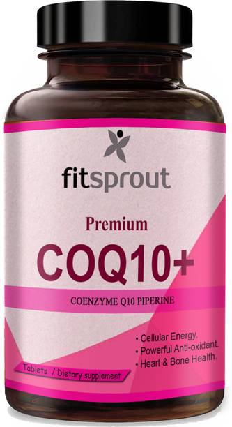 Fitsprout 120mg Coenzyme Q10 Tablets with Piperine (K98)
