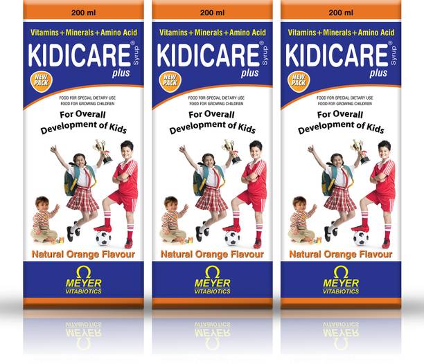 Kidicare Plus Multivitamin Syrup For Children Upto 12 Years