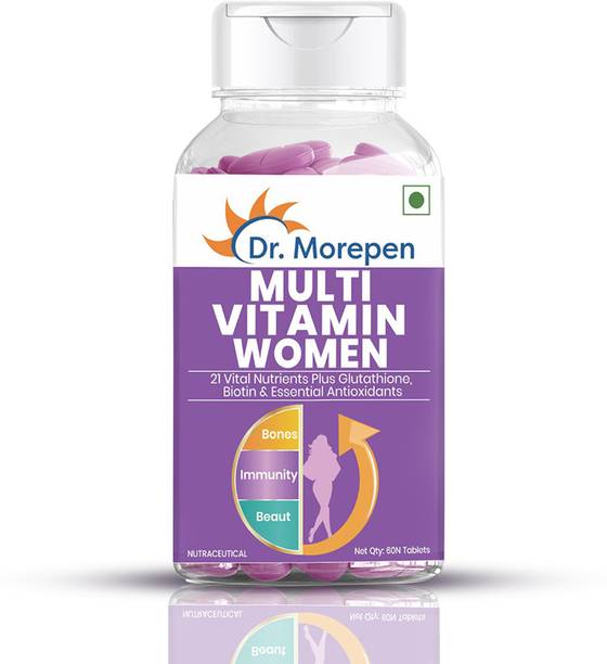 Dr. Morepen Multivitamins For Women With Calcium & Herbal Extracts | Energy & Immunity Booster