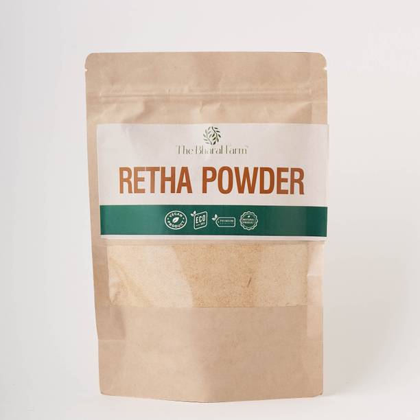 The Bharat Farm Reetha Powder Pure and Natural, No Chemcial, No Preservative.
