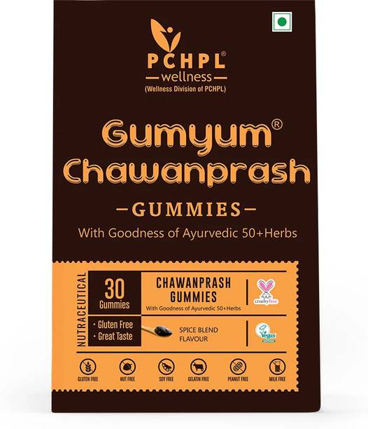 PCHPL Wellness Gumyum Chawanprash Gummies | 30 Ayurvedic Chawanprash Gummies with 50+ Herbs