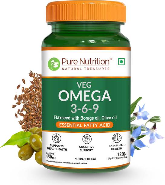Pure Nutrition Omega 3 6 9 | Helps to Boost Brain Function