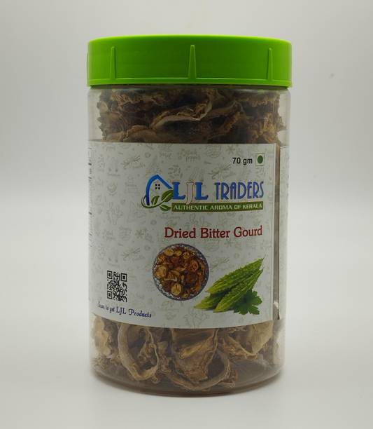 LJL Traders Sun Dried Bitter Gourd/Kaipakka Kondattam/Pavakkai Vathal