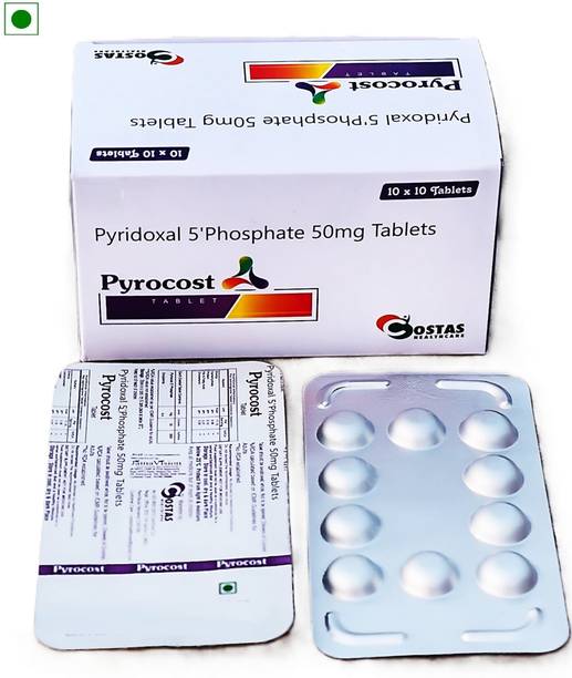 Costas Healthcare Vitamin B6 Active Form pyridoxal 5 phosphate 50mg P5P Bioactive Coenzyme Vit-B6