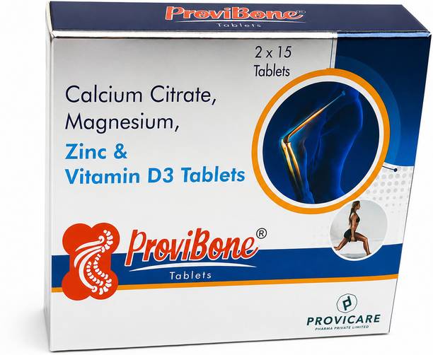 Provibone Calcium Citrate, Magnesium Hydroxide, Zinc Sulphate Monohydrate, Vitamin D3