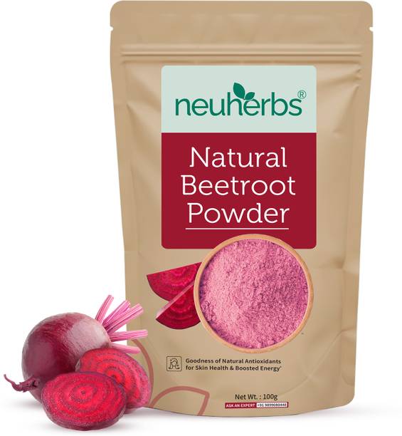 Neuherbs Natural Beetroot Powder for Glowing Skin, Face & Hair| Boost Energy,Heart Health